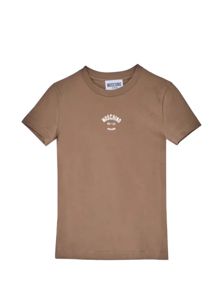 Tricou Moschino Jeans cu imagine maro