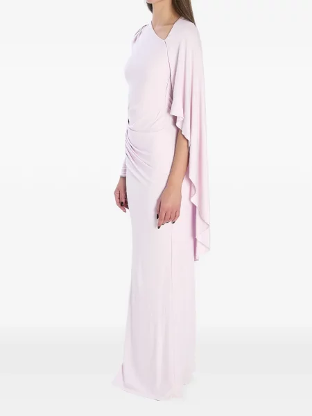 Rochie maxi Self-portrait de costum roz