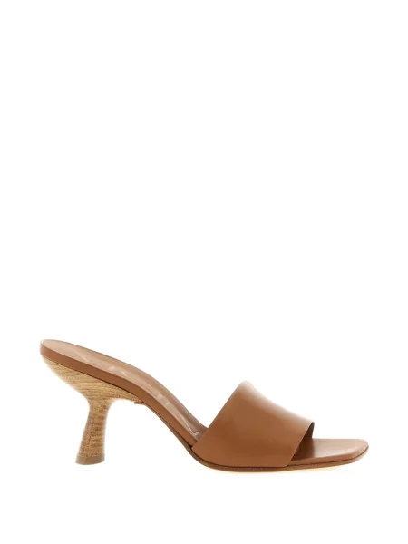 Кожени сандали Vicini кафяво