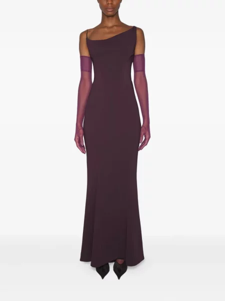 Rochie maxi Mugler violet