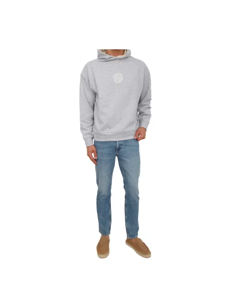 Bluza z kapturem Boss z kapturem szara