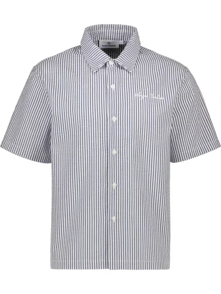 Sergio Tacchini Cămașă albastru fumuriu alb