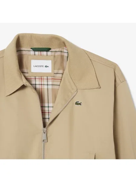 Lacoste Kurtka Relaxed Fit beżowa