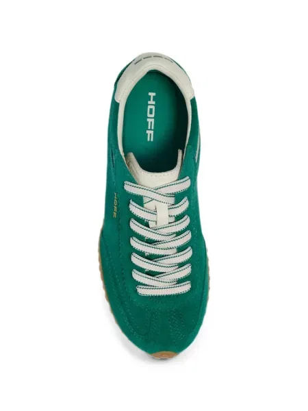 Sneakerși Hoff din piele de căprioară verde