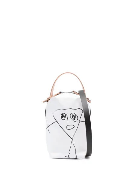 Кожена чанта за през рамо Plan C