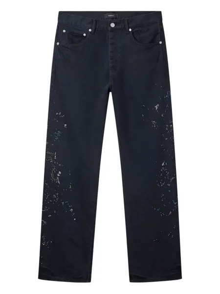 Blugi Purple Brand cu mărgele negru