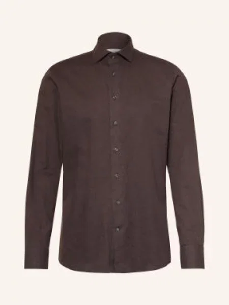 Profuomo Koszula O Kroju Slim Fit braun