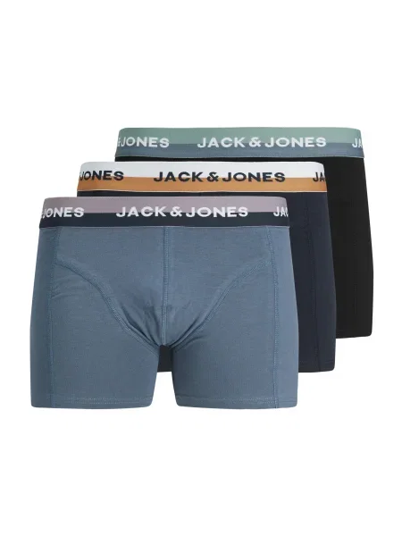 JACK & JONES Boksarice JWHERIC marine / opal / črna bela
