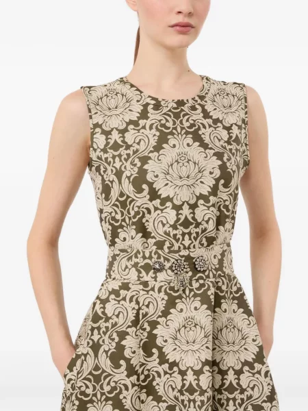Rochie midi 's Max Mara fără mâneci cu imagine verde