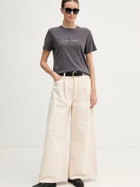 Calvin Klein Jeans kratka majica siva