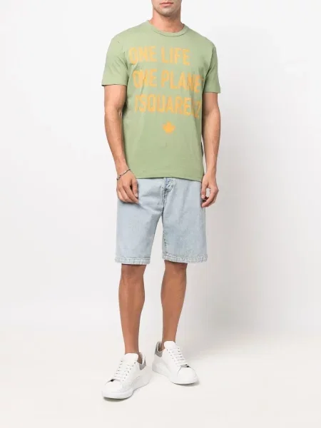 Marškinėliai Dsquared2 žalia