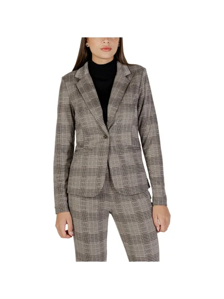 Geacă Ichi în carouri negru