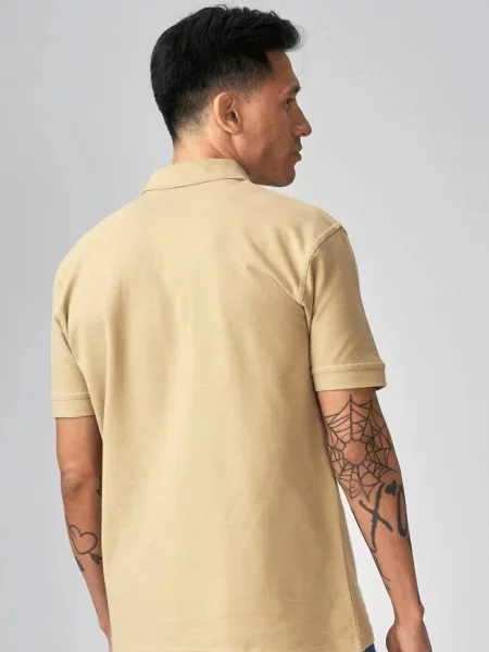 TEESHOPPEN Cămașă Basic Polo kaki