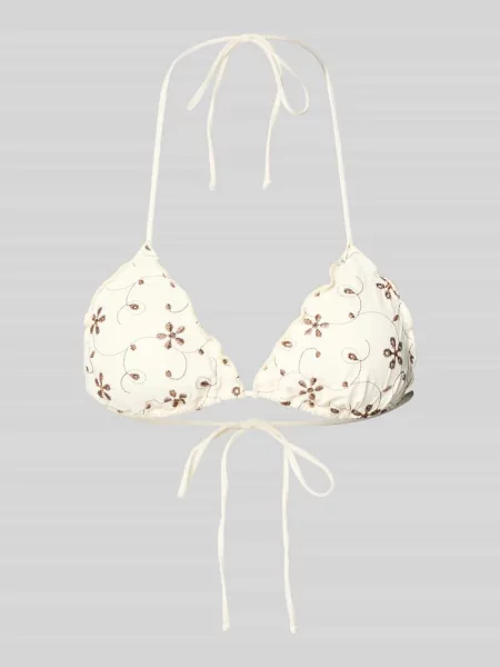 Góra bikini o trójkątnym kształcie model Sagittarius' Mc2 Saint Barth beżowe