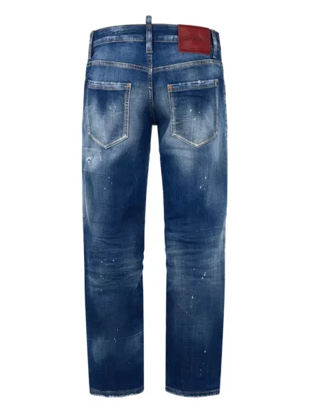 Blugi Dsquared2 zdrențuiți albastru