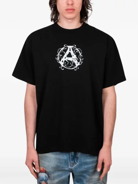 Tricou Afield Out cu imagine negru