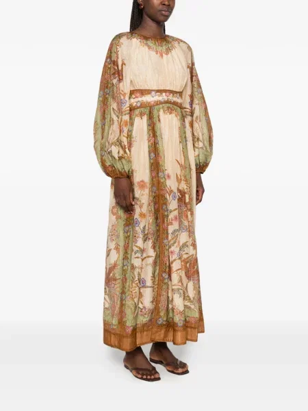 Rochie maxi Zimmermann cu model floral cu imagine