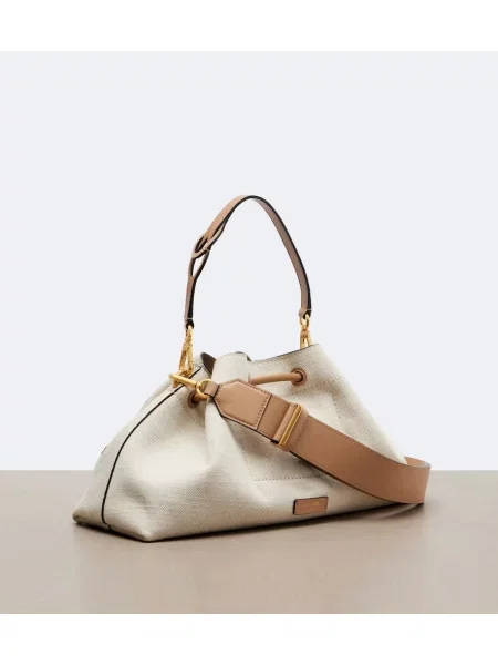 Geantă Jimmy Choo din piele alb