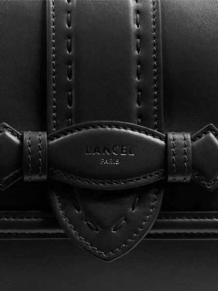 Geanta de piele Lancel din piele negru