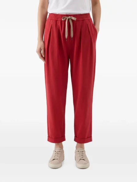 Pantaloni Brunello Cucinelli roșu
