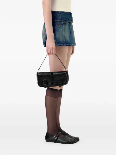 Fustă din denim Coperni albastru