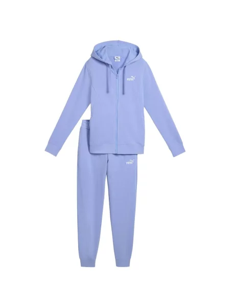 Sportski komplet Puma s kapuljačom ljubičasta