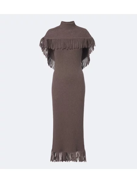 Rochie maxi Simkhai de lână gri