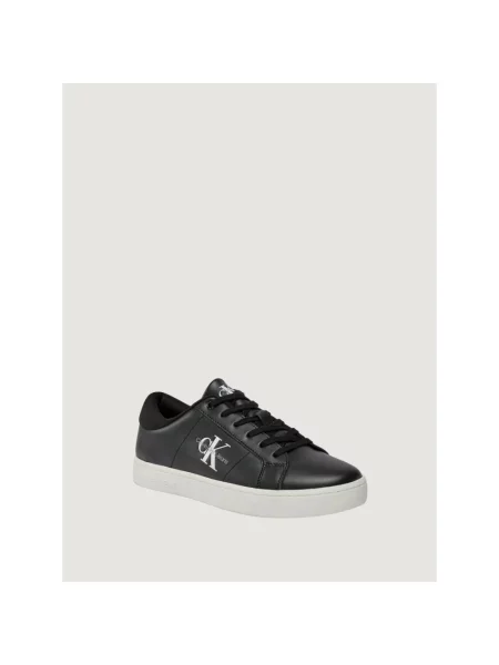Trampki Calvin Klein Jeans skórzane czarne