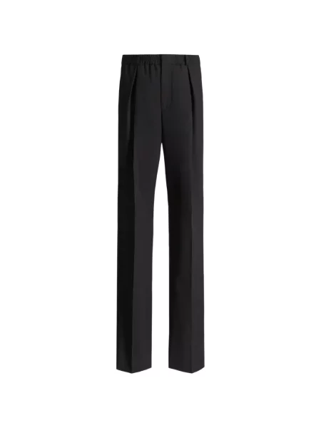Pantaloni Balmain de lână negru