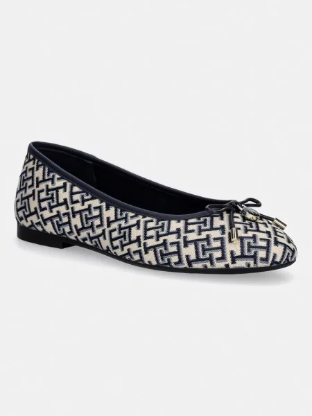 Tommy Hilfiger balerini TH CHARM JACQUARD BALLERINA