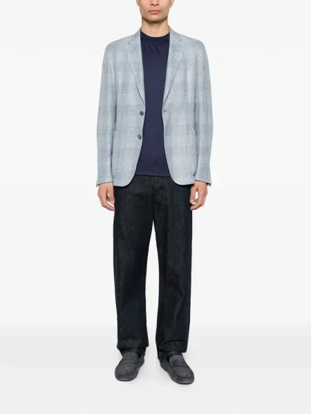 Tricou Zegna scurt albastru