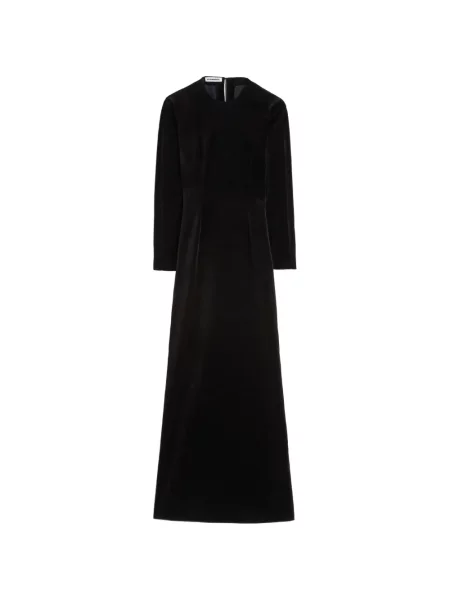 Rochie Jil Sander de catifea negru