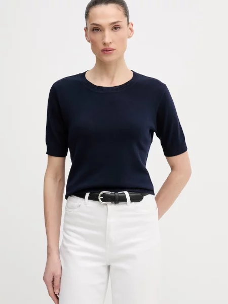 United Colors of Benetton majica za žene od pamuka plava