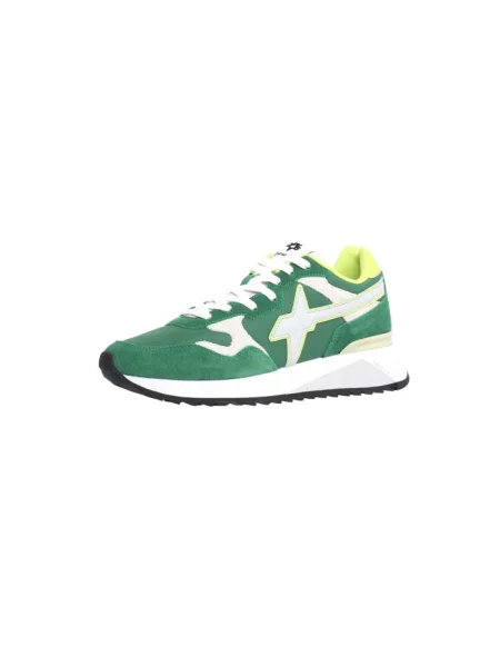 Sneakersy W6yz zamszowe zielone
