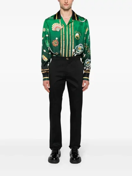 Kelnės Versace juoda