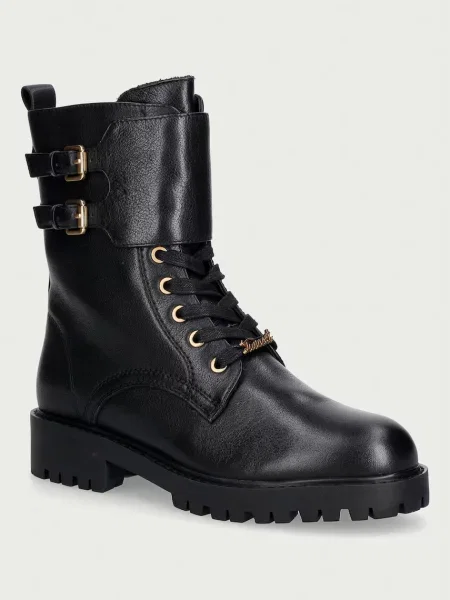 Twinset botine pentru femei din piele negru