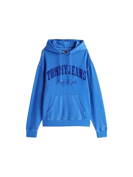 Bluza Tommy Jeans niebieska