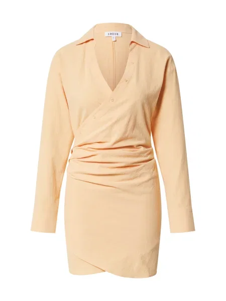 EDITED Dolga srajca Hedone pastelno oranžna