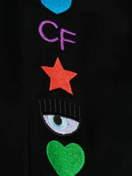 Spodnie dziecięce Chiara Ferragni czarne