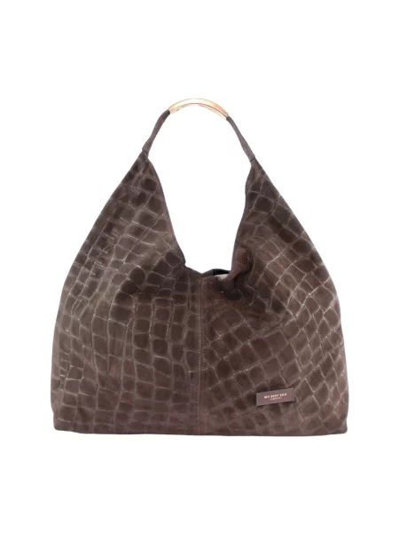 Torebka My Best Bags skórzana brązowa