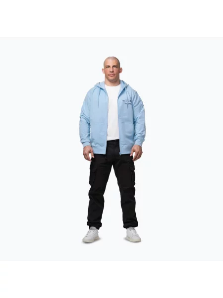 Bluza Pitbull Midnight Sweatshirt Zip Hooded niebieska