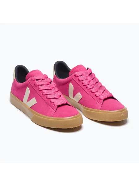 Кросівки VEJA Campo Bold Suede pink/pier/natural рожеві