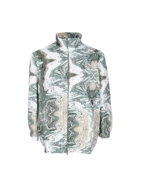 Bluza Huf z wysokim kołnierzem zielona