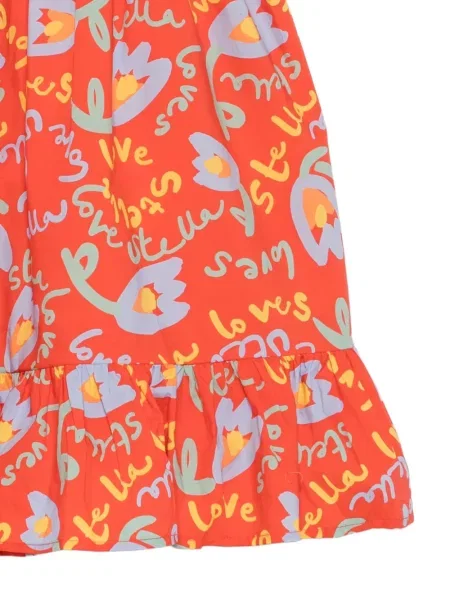 Sukienka dziecięca Stella Mccartney czerwona