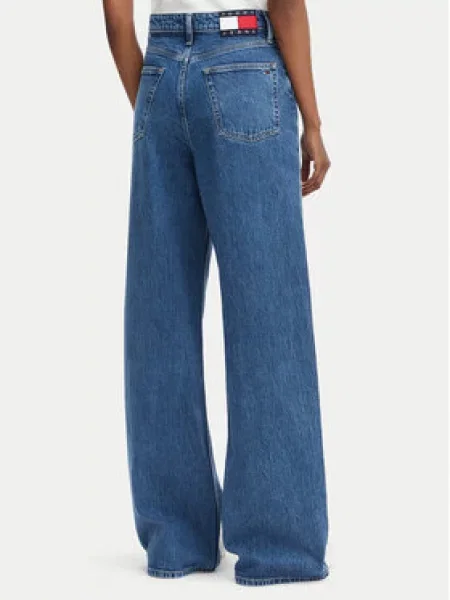 Tommy Jeans wide leg traperice za žene plava
