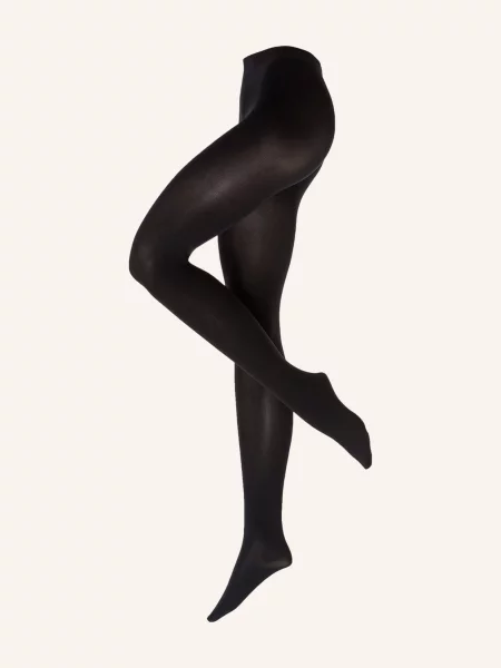 Wolford Punčocháče Mat Opaque s- black černé