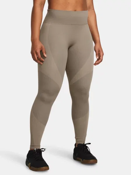 Legginsy Under Armour brązowe