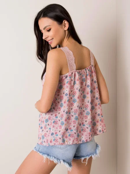 Tricou Fashionhunters roz