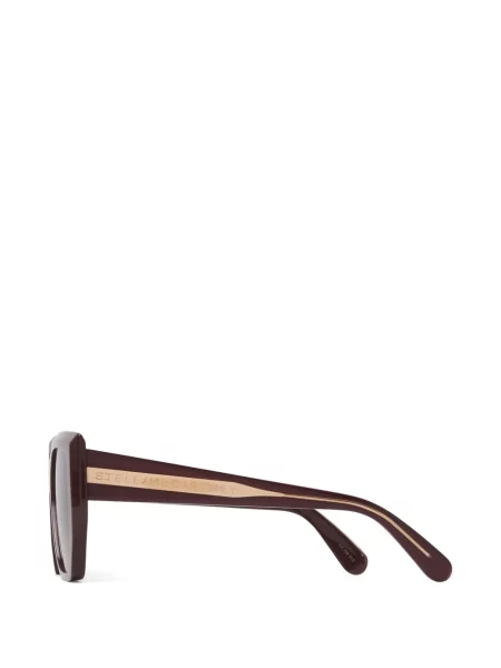 Saulės akiniai Stella Mccartney Eyewear chunky ruda