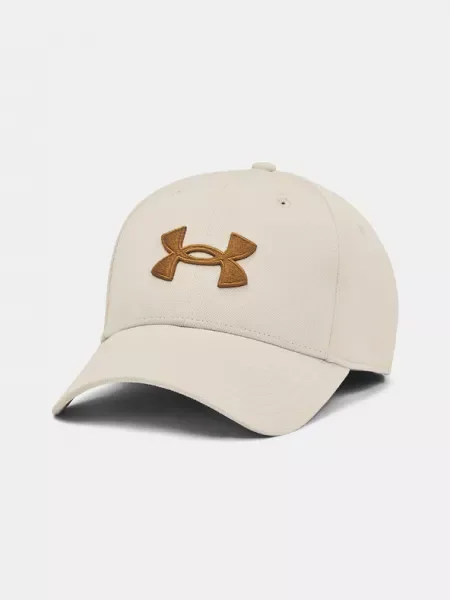 Шапка с козирка Under Armour с апликация бежово